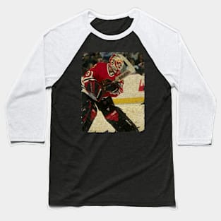 Jeff Hackett, 1996 in Chicago Blackhawks (173 GP) Baseball T-Shirt